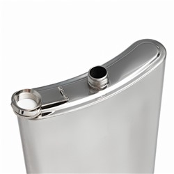 Фляжка Мастер К «Гигант», 1.92 л, подарочная, 64 oz, нержавеющая сталь, серебристая