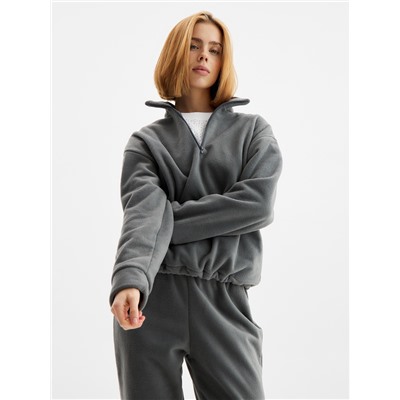 Костюм женский (анорак, брюки) MINAKU: Fleece Soft, размер 46, цвет графит