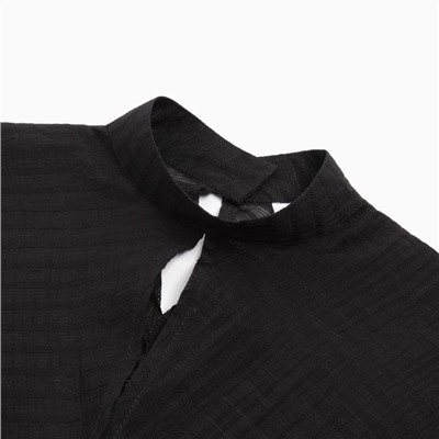 Блузка женская MINAKU: Enjoy, размер 50-52, чёрный