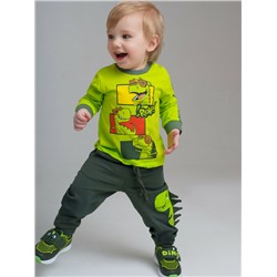 Фуфайка детская трикотажная для мальчиков (футболка с длинными рукавами)