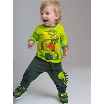 Фуфайка детская трикотажная для мальчиков (футболка с длинными рукавами)