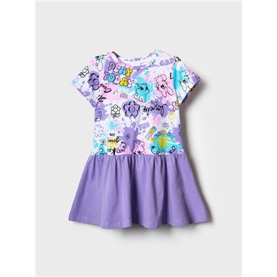 Платье трикотажное для девочек