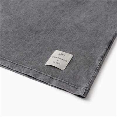 Футболка мужская MIST из вареного хлопка, серый, р-р M