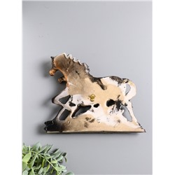 Панно настенное «Лошадь с жеребенком», декор, 21.5×17.5×3.5 см