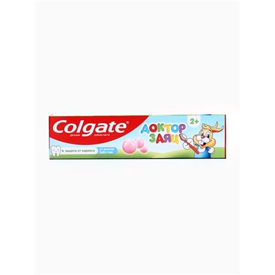 Детская зубная паста Colgate «Доктор Заяц», со вкусом жвачки, 66 мл