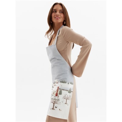 Фартук Этель Let it snow, 60×70 см, 100% хлопок, саржа 190 г/м²