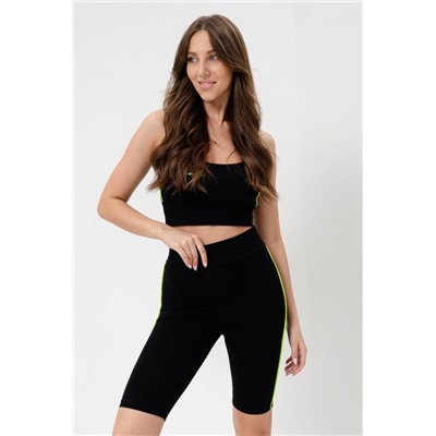 Велосипедки 67071 (Черный_желтый неон)