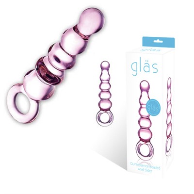 Розовый анальный жезл Quintessence Anal Slider - 19 см.