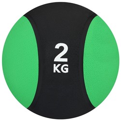 Медицинбол ONLYTOP, 2 кг, цвет зелёный