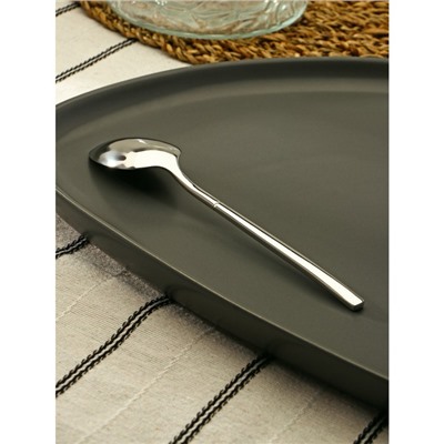 Ложка чайная Magistro Line, длина 15.5 см, нержавеющая сталь, серебристая