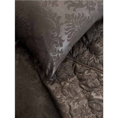 Комплект постельного белья с одеялом New Style КМ-006 шоколад-шоколад