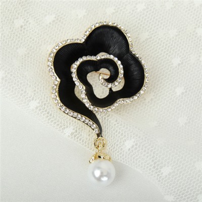 Брошь Роза / 3343-1 /уп 24/