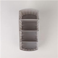 Органайзер для хранения, 4 ячейки, 19×10.5×8 см, МИКС