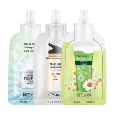 Beausta Набор для ежедневного ухода за кожей лица и рук, 3 шт. 23901