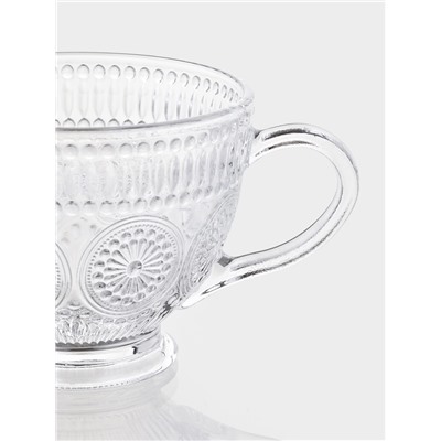 Набор кружек, 400 мл, 11×14.5×9 см, стекло, прозрачный