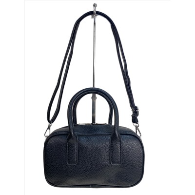 Женская сумка из искусственной кожи, цвет черный