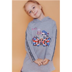 Худи 22729 детское LOL Surprise (Меланж)