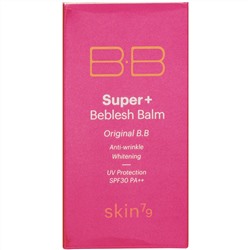 Skin79, Super+ Beblesh Balm, оригинальный BB-крем, SPF 30 PA++, розовый, 40 мл (1,35 жидк. унции)
