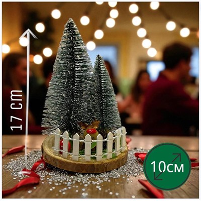 Инсталяция, новогоднее укаршение, подарок 17смХ10см