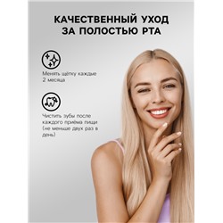 Сверхмягкая зубная щётка, 10000 щетинок, ребристая, чёрная