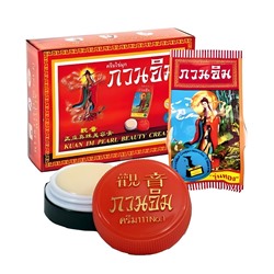 Отбеливающий жемчужный крем от пигментных пятен и акне Kuan Im 111, 5 гр. Таиланд