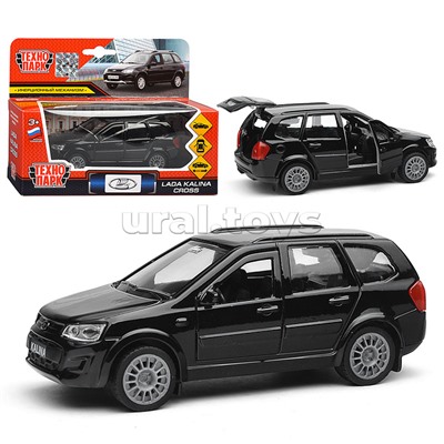 Машина металл LADA Kalina Cross 12 см, (дв, багаж) инерц., в коробке