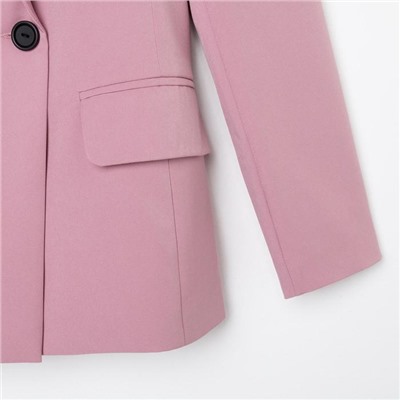 Пиджак женский двубортный MIST, размер 50, розовый