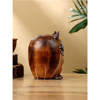 Копилка «Совенок», 10×10×13 см, дерево