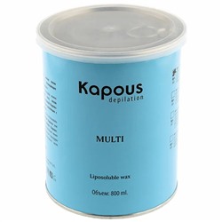 Kapous Жирорастворимый воск «SILVER» для спортсменов и мужчин в банке 800 мл