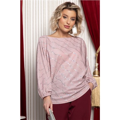 Блуза Путь к сердцу НЬЮ (бежево-розовая) Б14946-30М