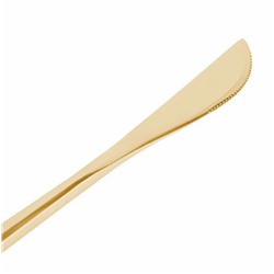 Набор столовых приборов на 6 персон, нержавеющая сталь, цвет золото