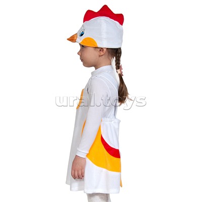 Изделие швейное "Набор карнавальный "Петушок" плюш (6-9 лет, рост 122-134 см)