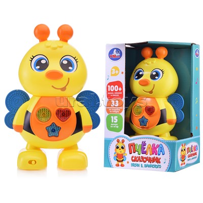 Сказочник "Пчёлка" Шаинский, музыка 100 песен, сказок и звуков, свет