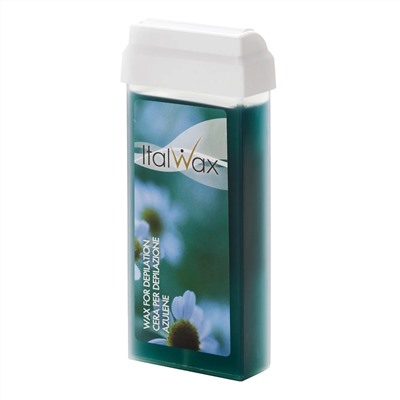 ItalWax Тёплый воск для депиляции в картридже / Classic, Азулен, 100 мл 4629