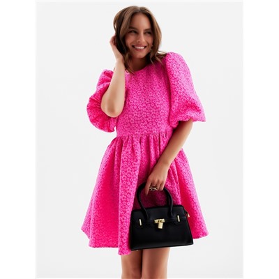 Платье с вырезом на спине мини женское MIST, размер XL, розовое