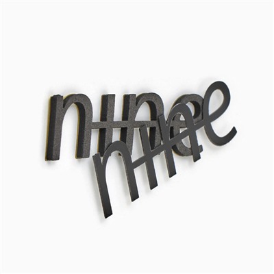 Часы настенные интерьерные, 3d, наклейка, большие, d=120 см, чёрные