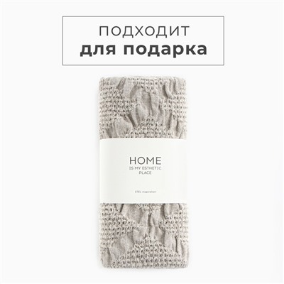 Кухонное полотенце «Этель» Marshmallows, 35×55 см, лён 80%, хлопок 20%