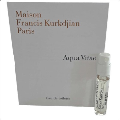 MAISON FRANCIS KURKDJIAN AQUA VITAE edt 2ml пробник