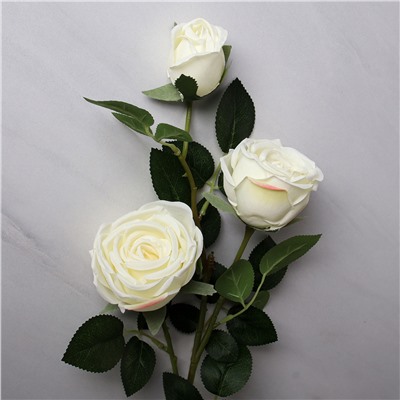 Цветок искусственный Роза кустовая 73 см / CRK-73 /уп 600/