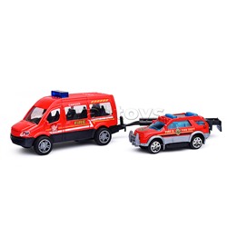 Машина "Пожарная служба" металл, вкоробке