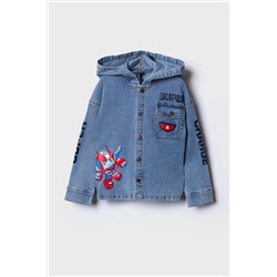 Куртка текстильная джинсовая для мальчиков PLAYTODAY, 1240553