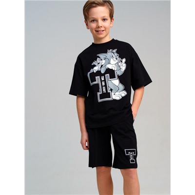 Комплект трикотажный для мальчиков: фуфайка (футболка), шорты