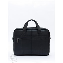 Портфель мужской кожаный 11011Z black Zinimsk в Новосибирске