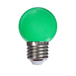 Лампа светодиодная Luazon Lighting, G45, Е27, 1.5 Вт, для белт-лайта, набор 20 штук, свечение мульти