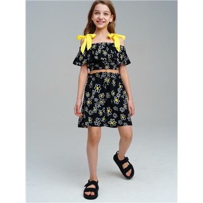 Комплект текстильный для девочек: топ, шорты