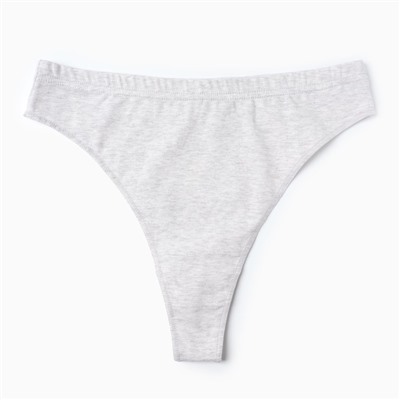 Трусы женские бразилиана, цвет серый, размер 48 (L)