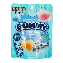 Желейные конфеты в форме сердца Heart Shaped Jam Filled Gummy Ennjoi Guandong Lefen, Китай, 50 г