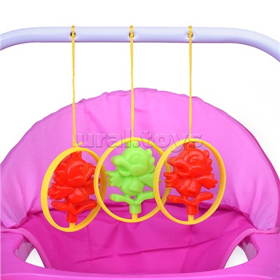 Ходунки "Птички" розовые, в пакете