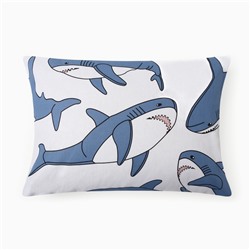 Наволочка «Этель» Funny shark, 50×70 см, бязь, хлопок 100%