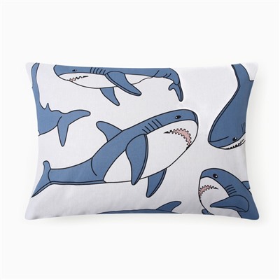 Наволочка «Этель» Funny shark, 50×70 см, бязь, хлопок 100%
